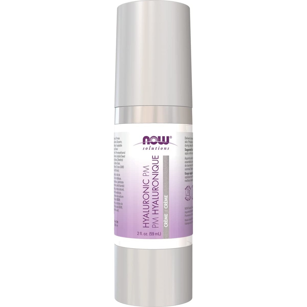 Τώρα Foods Solutions, Υαλουρονικό οξύ PM Creme, 2 fl oz (59 ml)