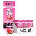 Διατροφικά Σχέδια LPS Liquid Collagen & Whey Protein Supplement - Μη-GMO Drink, Sugar-Free - Προάγει Υγιές Δέρμα & Μαλλιά για Άνδρες & Γυναίκες, Καρπούζι, Ενιαία Σερβίρετε (25 Πακέτα)