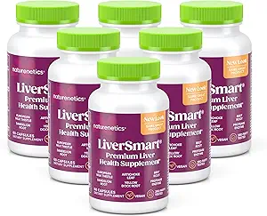 LiverSmart - Liver Cleanse & Repair Formula with European Milk Thistle, Silymarin, Artichoke, Dandelion, Yellow Dock Root, Beet Root - Συμπλήρωμα Βοήθειας, Ανανέωσης και Υποστήριξης Ηπατικής Υγείας (6)