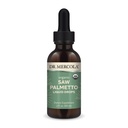 Dr. Mercola Saw Palmetto Liquid Drops, 2 Fl. Oz. (60 mL), 30 εξυπηρετήσεις, συμπλήρωμα διατροφής, υποστηρίζει τις κανονικές διαδικασίες αποτοξίνωσης, μη GMO, πιστοποιημένο USDA Organic