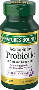 Nb Acidophilus Μέγεθος 100s Φυσικό Boundty Acidophilus Probiotic Tablets 100 Count
