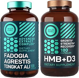 Συμπληρώματα HMB με VIT D3 και Fadogia Agrestis Complex μυϊκή δύναμη & δέσμη αποκατάστασης