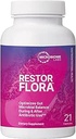 Microbiome Labs RestorFlora PD - Men's & Women's Probiotics for Digestive Health & Gut Reset - Spore Based Saccharomyces Boulardii Probiotics to Help Restore Microbial Balance (21 Capsules)