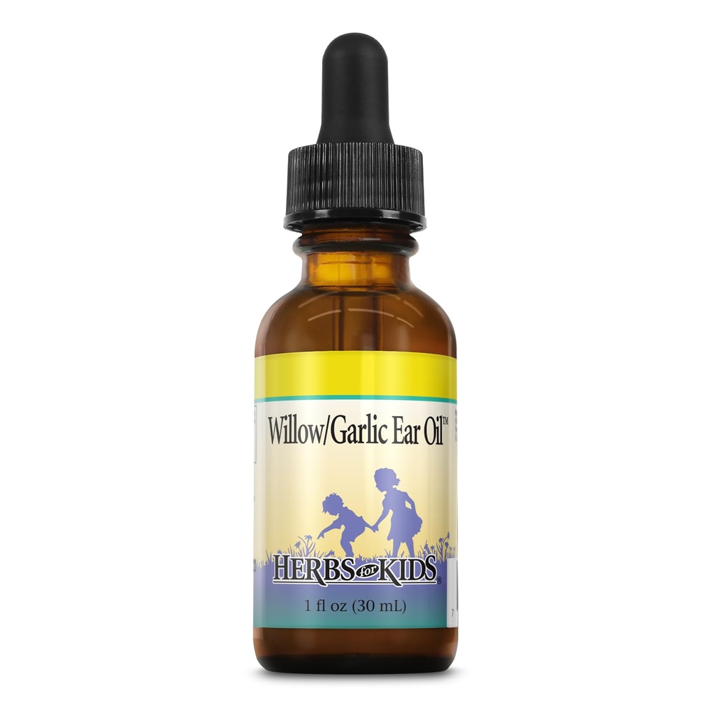 Herbs for Kids White Willow and Garlic Ear Oil, 1 fl oz