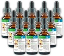 Morter Trace Minerals in Colloyal Ανάρτηση (12 Pack) Morter HealthSystem Best Process Alkaline — Θρεπτικά στοιχεία, Fulvic Minerals & Amino Acids