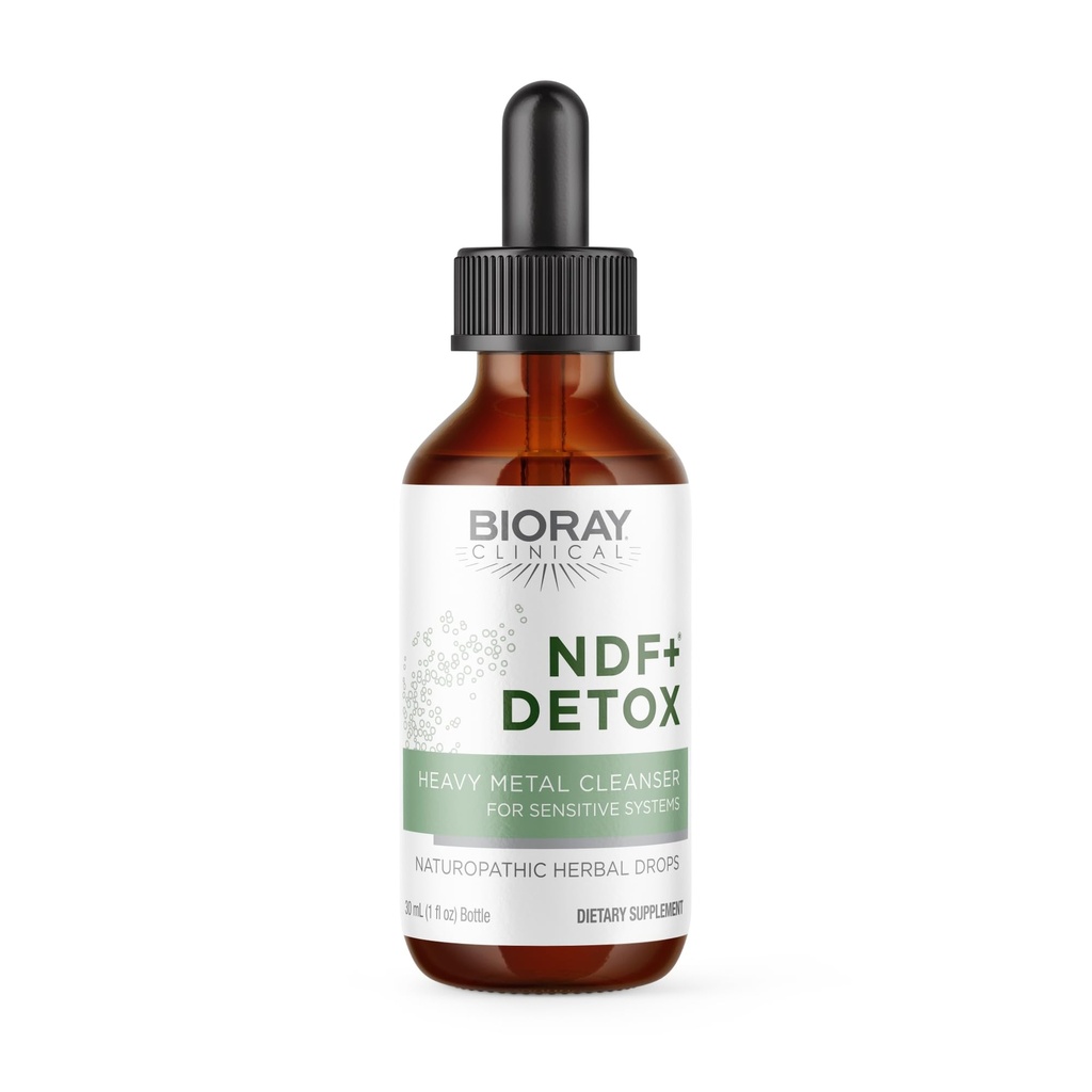 Κλινική NDF BIORAY Plus - 1 fl oz - Φυσικά αφαιρεί τοξίνες από το σώμα - μη ΓΤΟ, χορτοφάγοι, χωρίς γλουτένη