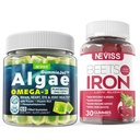 Vegan Omega 3 Gummies 1000mg+Iron Συμπλήρωμα 12, 5mg