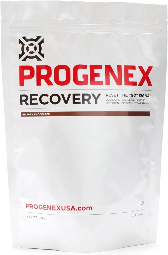 Progenex® Recovery | Best Post Workout Supplement | Hydrolyzed Whey Protein Shake Drink Mix | Help Sore Muscles | Tastes Great | Incredible Results | 30 Servings, Belgian Chocolate