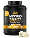 MuscleTech Whey Protein Powder (Vanilla Cream, 5LB) - Nitro-Tech Whey Protein Isolate Smoothie Mix for Lean Muscle & Recovery - 24g Whey Gold for Women & Men - Packaging May Vary