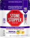 Moonstone Stone Stopper Drink Mix, Tropical, Νεφρική Πρόληψη, Προστάτης Οξαλικού ασβεστίου, Αναπτύχθηκε από ουρολόγους για τη βελτίωση της ενυδάτωσης και την υποστήριξη της υγείας των νεφρών, 15 ημέρες εφοδιασμού
