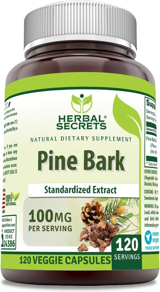 Βότανα Μυστικά Pine Bark Extract Συμπλήρωμα 
