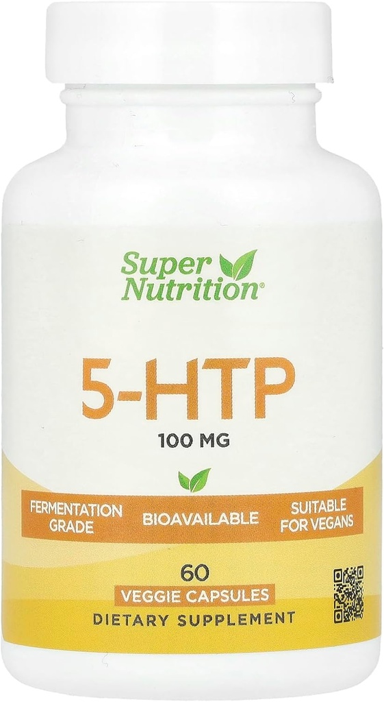 SuperNutrition 5- HTP, 100 mg, 60 κάψουλες Veggie