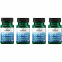 Swanson Lutein & Zeaxanthin Synergistic Eye Health Vision Retina Macula Supplement (Συμπλήρωμα Lutein 20 mg & OmniXan Zeaxanthin 2 mg) 60 Softgels Sgels (4 Pack)
