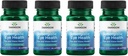 Swanson Lutein & Zeaxanthin Synergistic Eye Health Vision Retina Macula Supplement (Συμπλήρωμα Lutein 20 mg & OmniXan Zeaxanthin 2 mg) 60 Softgels Sgels (4 Pack)