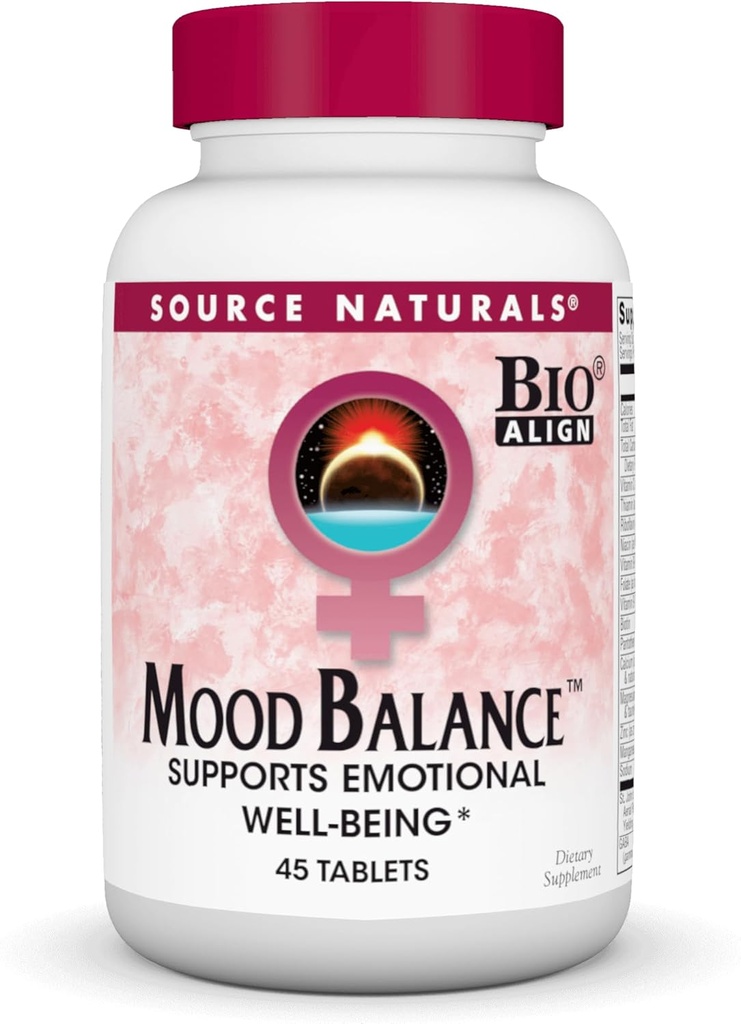 Source Naturals Mood Balance, Supports Emotional Well-Being* - 45 Tablets