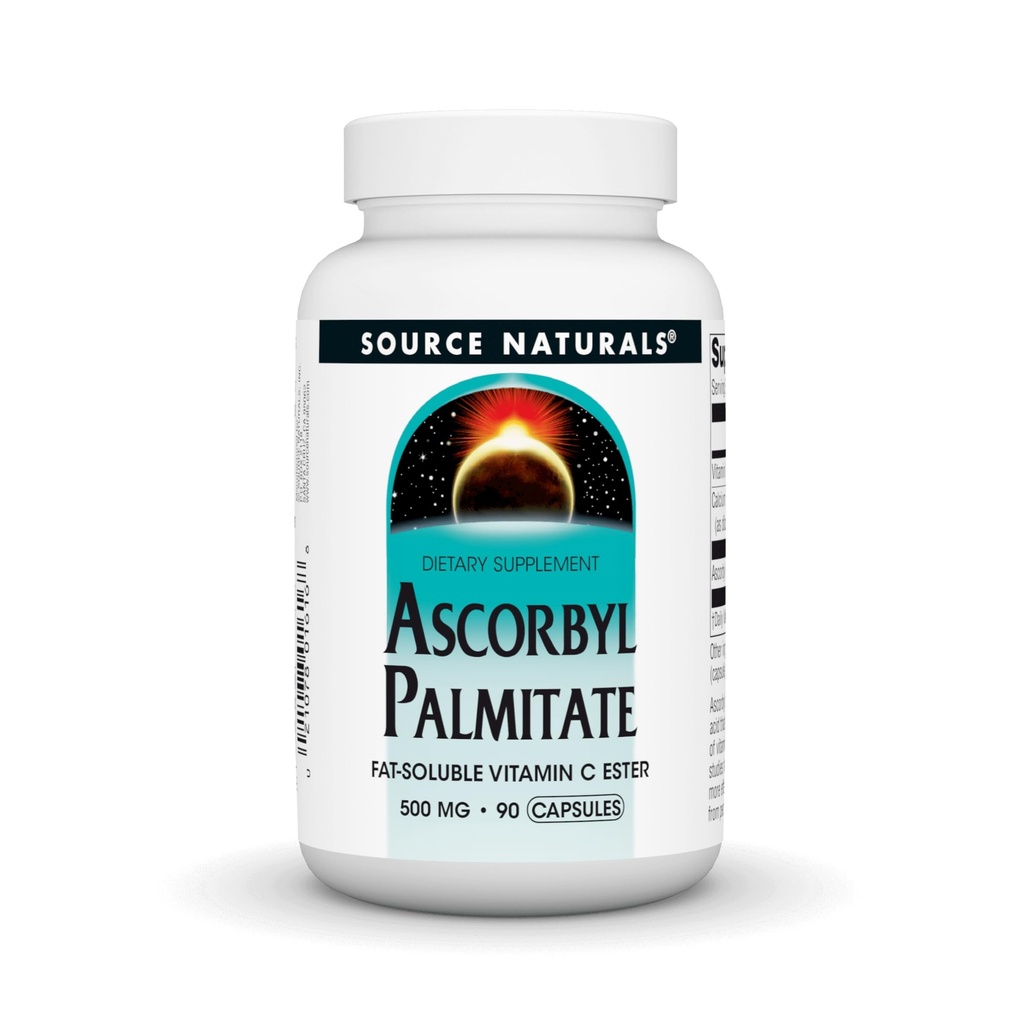 Πηγή Naturals Ascorbyl Palmitate 500mg, 90 κάψουλες