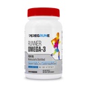Runner Omega 3 Fish Oil – Τριπλή Δύναμη Συμπλήρωμα Διατροφικού Αθλητισμού - Βοηθά στην υποστήριξη της καρδιάς και της κοινής υγείας για τη λειτουργία με Omega- EPA & DHA - 1000 mg, 1 μήνα κάψουλες για άνδρες και γυναίκες