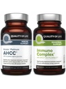 Ποιότητα ζωής AHCC Kinoko Platinum Mushroom Extract και Immuno Complex που διαθέτει βιταμίνη C - Ultimate Immune Support Bundle