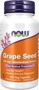 NOW Συμπληρώματα, Σπόροι σταφυλιών 100 mg - Standardized Extract, Εξαιρετικά συμπυκνωμένο εκχύλισμα με ελάχιστο 90% πολυφαινόλες, με Βιταμίνη C, 100 κάψουλες Veg