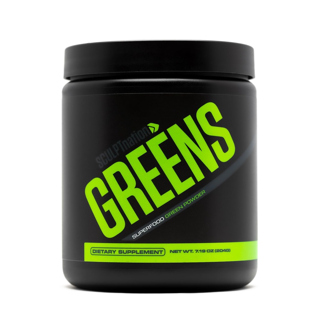 Sculpt Nation by V Shred Greens - Premium Greens Powder & Superfood Blend with Collagen to Support Skin, Digestion, and Energy - 30-Day Supply