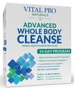 Vital Pro Naturals - Προηγμένη καθαρισμού ολόκληρου του σώματος με γαϊδουράγκαθο γάλακτος, μαγνήσιο, Cape Aloe, και βότανα για περιστασιακή δυσκοιλιότητα και υγιεινή αποβολή, 2-μέρος 14 ημέρα σετ, 56 κάψουλες
