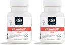 365 από το Whole Foods Market, Βιταμίνη B1 100Mg, 100 δισκία (πακέτο των 2)