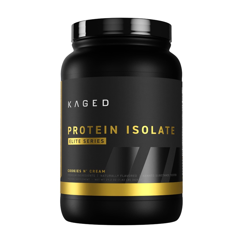Kaged Whey Protein Isolate Elite Powder 