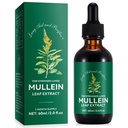 Mullein Drops for Lungs, Mullein Leaf Extract with Chlorophyl, Mullein Leaf Extract for Lung Cleanse and αναπνευστική υποστήριξη