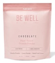 Be Well By Kelly Chocolate Plant-Based Protein Powder, Vegan 21G Protein 9G Fiber 1 NetCarb (3 Ingredients, 20 Servings) 9 Amino Acids 3 BCAAs No Soy, No Dairy, Stevia-Free No Sugar Added 1.85lb 840g