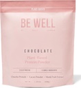 Be Well by Kelly Chocolate Plant-Based Protein Powder, Vegan 21G Protein 9G Fiber 1 NetCarb (3 Ingredients, 20 Servings) 9 Amino Acids 3 BCAAs No Soy, No Dairy, Stevia-Free No Sugar Added 1.85lb 840g