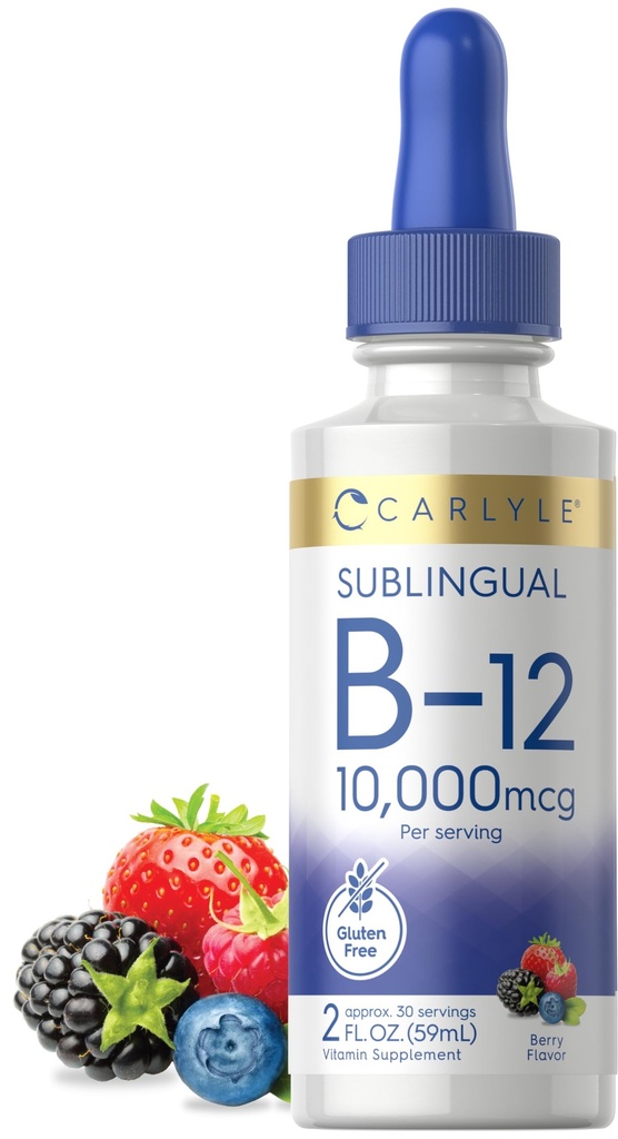 Υπογλώσσια Υγρές σταγόνες Carlyle Vitamin B12