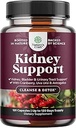 Advanced Kidney support Supplement - Kidney Cleanse Detox & Repair Cranberry Extract Κάψουλες με Uva Ursi, Stinging Nettle & Astragalus για την υγεία των νεφρών - ούρα Φυλλαδική Υγεία - 120 Caps