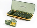 Bexeen Weekly Medicine Organizer Pill Box Am Pm Pill Organizer 7 Day Pill Case 2 φορές την ημέρα Daily Pill Container Vitamin Organizer Travel Large Pill Holder για συμπλήρωμα χαριτωμένο φαρμακευτική αποθήκευση