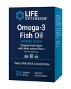 Επέκταση ζωής Omega-3 Gummy Bites ιχθυελαίου, EPA DHA λιπαρά οξέα, υψηλής δόσης EPA DHA υποστήριξη σε μια νόστιμη μορφή, μη-GMO, χωρίς γλουτένη, 36 Gummy Bites