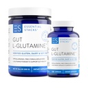 Ουσιώδεις στοιβάδες L-Glutamine Home & Away Bundle - L Γλουταμίνη σκόνη & κάψουλες