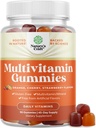 Πολυβιταμίνη Gummies για ενήλικες - Χαλάλη Πολυβιταμίνη Gummy με B12 Βιοτίνη - Ζελατίνη-ελεύθερος Gummy Πολυβιταμίνες για άνδρες & γυναίκες - Βιταμίνη Gummies με ψευδάργυρο & βιταμίνη D - Μη-GMO Gluten-free - 90 Count