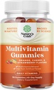 Πολυβιταμίνη Gummies για ενήλικες - Χαλάλη Πολυβιταμίνη Gummy με B12 Βιοτίνη - Ζελατίνη-ελεύθερος Gummy Πολυβιταμίνες για άνδρες & γυναίκες - Βιταμίνη Gummies με ψευδάργυρο & βιταμίνη D - Μη-GMO Gluten-free - 90 Count