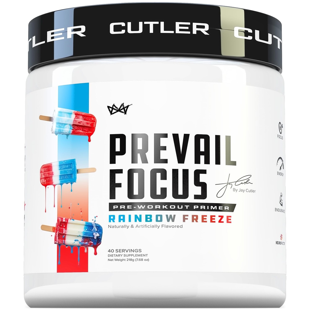 Prevail Preworkout Powder with Nootropics: Προπόνηση για άνδρες και γυναίκες, Cutting Edge Energy and Focus Supplement with L Citrulline, Alpha GPC, L Tyrosine, Neurofactor 