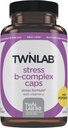 Twinlab Stress B-Complex Caps - Πλήρης B-Complex & 1000 mg Βιταμίνη C - Συμπλήρωμα Ενεργειακής Υποστήριξης με Βιταμίνη B12 και B6-100 Κάψουλες