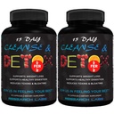 Research Labs 15 Day Colon Cleanse & Detox for Less Bloat Flat Tummy w/Probiotics - 2 Fer 1 - Relief δυσκοιλιότητας - Flushes Toxins, Ενισχύει την Ενέργεια. Κλινικά μελετημένη ασφαλής και αποτελεσματική φόρμουλα