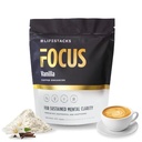 Focus Coffee Creamer for Energy & Clarity - MCT Powder + Nootropics + Adaptogens - Ενισχύστε την παραγωγικότητα χωρίς Jitters ή Crash - Keto, Vegan, 0 Ζάχαρη - με Taurin, L-Tyrosine, Rhodiola