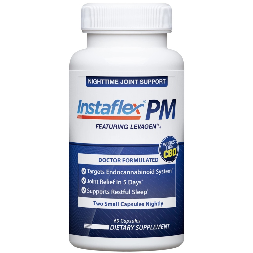 Instaflex PM Κοινή Υποστήριξη Νύχτας με Levagen, Tamaflex, GABA, Ashwagandha, εκχύλισμα Passionflower, Κινητικότητα, Υποστήριξη Ύπνου - 60 Capules