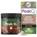 EarthNutri PeakO2 συμπλήρωμα προπόνησης - συμπλήρωμα μανιταριών για την προ προπόνηση αντοχής & αθλητική απόδοση – χωρίς πρόσθετα, χωρίς πληρωτικά – υποστηρίζει Stamina, δύναμη & ανάκτηση - 60 εξυπηρετεί