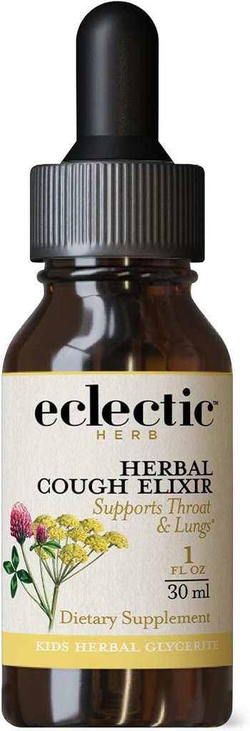 Electic Institute Kids, Herbal Cough Elixir, Black Cherry Γεύση 