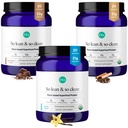 Organic Protein Powder Vanilla, Chocolate & Vanilla Chai Bundle: 21g Plant Based, Vanilla, Vanilla Chai, 20 μερίδες + 22g Plant Based, Σοκολάτα, 20 μερίδες