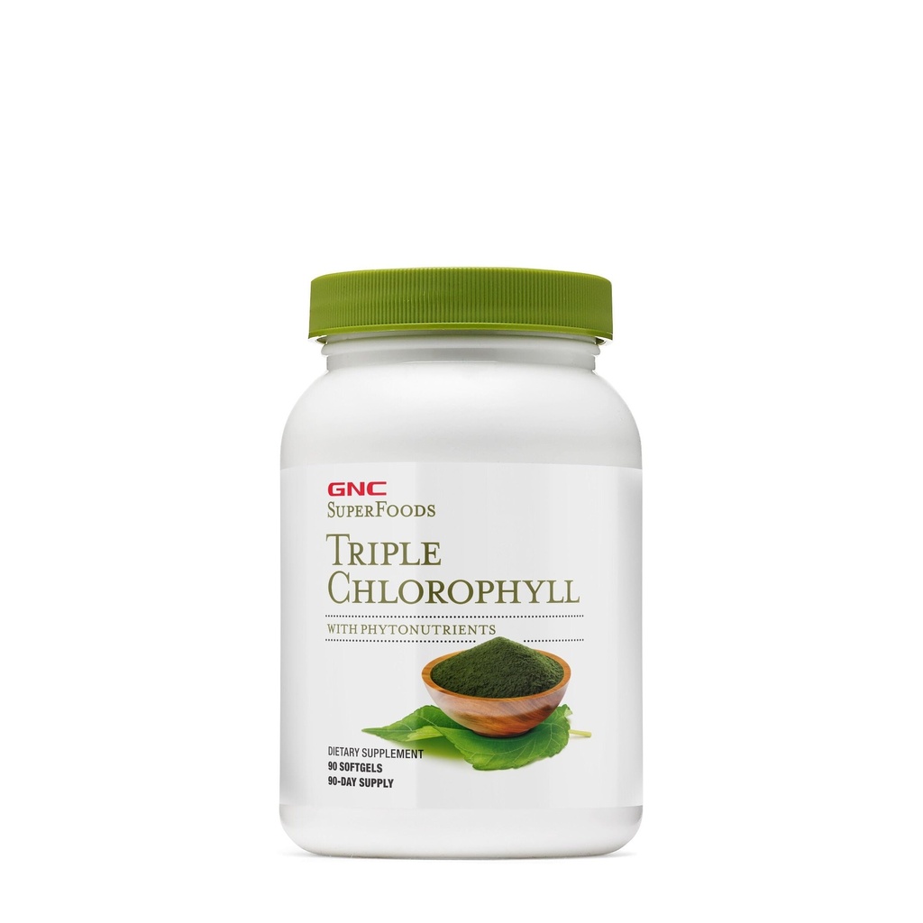 GNC Superfoods Τριπλή Χλωροφύλλη, 90 Softgels