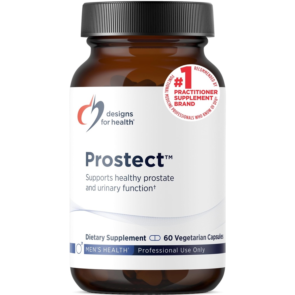 Designs for Health Prostect - Saw Palmetto-free Συμπληρώματα Prostate για τους άνδρες - Ουρική λειτουργία + Prostate Υποστήριξη - Cranberry, Γύρη + Pomegranate Extract - Ανδρικό Συμπλήρωμα Υγείας (60 κάψουλες)