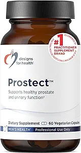 Designs for Health Prostect - Saw Palmetto-free Συμπληρώματα Prostate για τους άνδρες - Ουρική λειτουργία + Prostate Υποστήριξη - Cranberry, Γύρη + Pomegranate Extract - Ανδρικό Συμπλήρωμα Υγείας (60 κάψουλες)