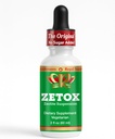 ZETOX | Zeolite Detox for Kids and Adults | Enhanced with Methyl Vitamin B12 and D3 | Premium Grade Liquid Clinoptilolite Zeolite Drops | Supports Gentle Daily Detox, Energy, and Focus (60 Servings)