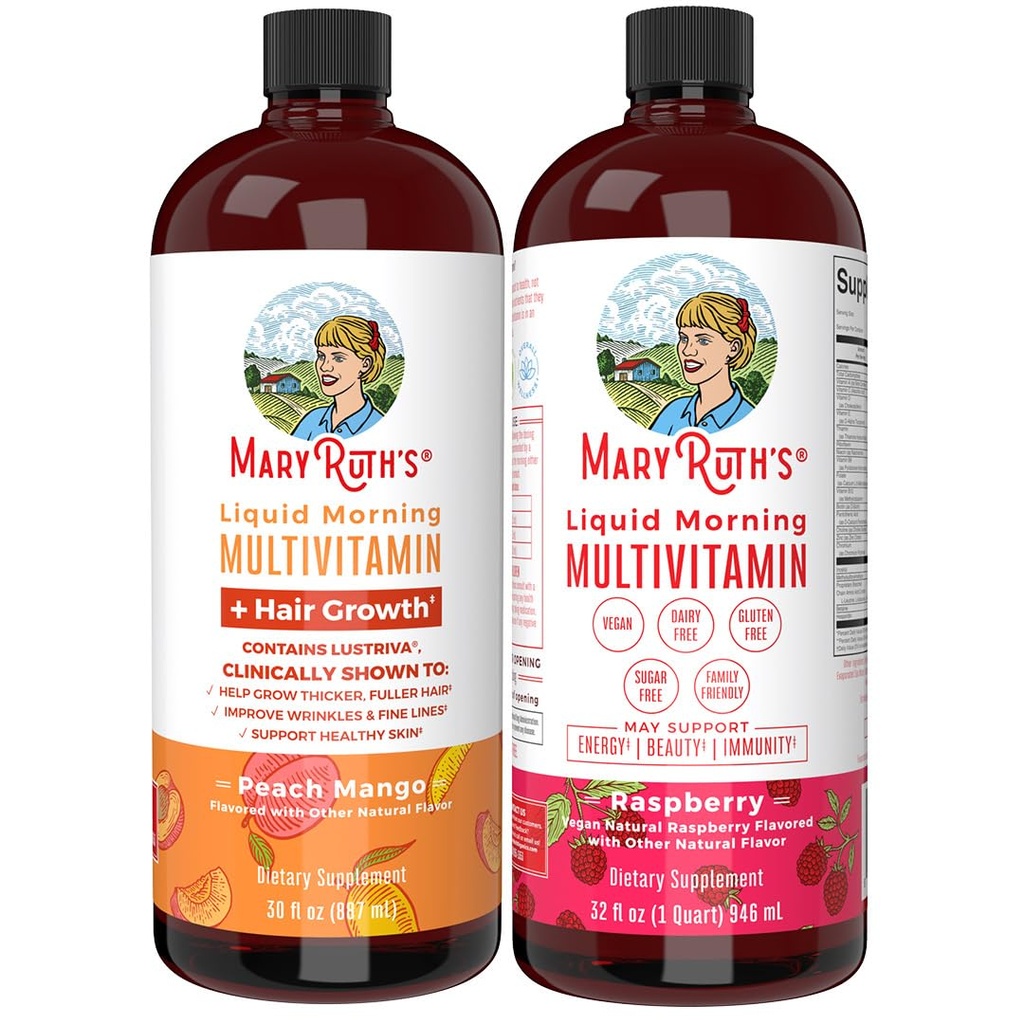 MaryRuth Organics Morning Multivitamin Hair Growth Bundle